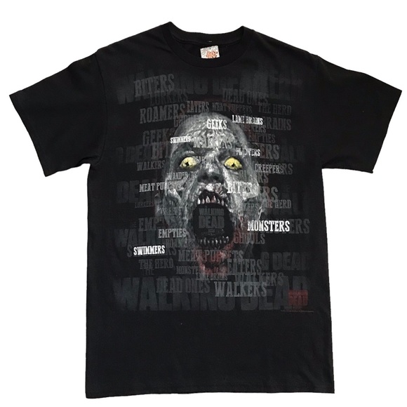 Spencer's Other - Spencer’s The Walking Dead TWD Shirt Size Medium NWT Zombies Cotton Casual